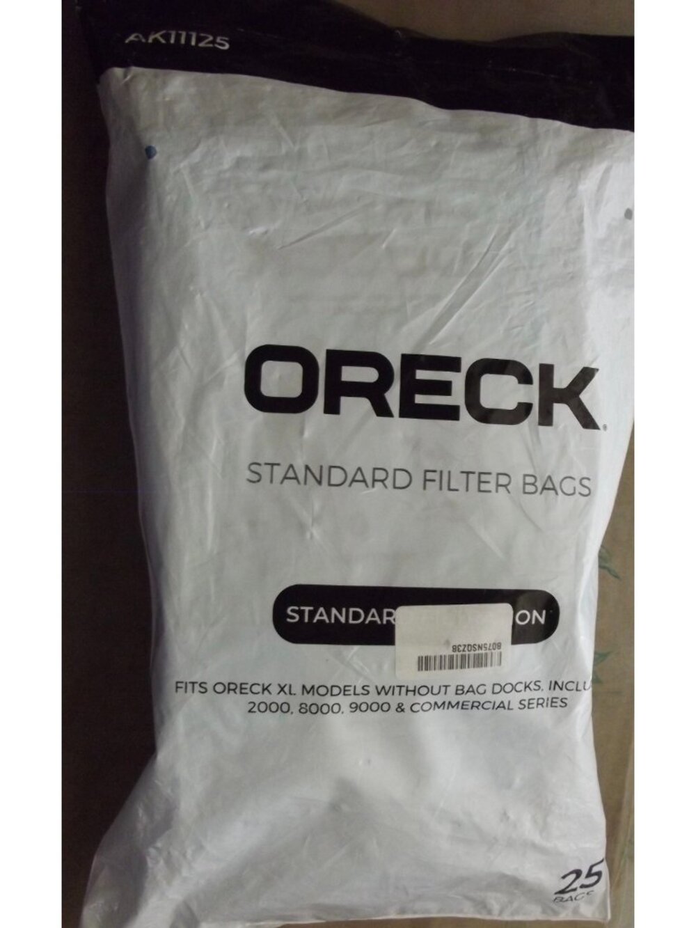 Oreck Vacuum Cleaner Bags (lot of 25) blue XL 2000 8000 9000 Commercial Series